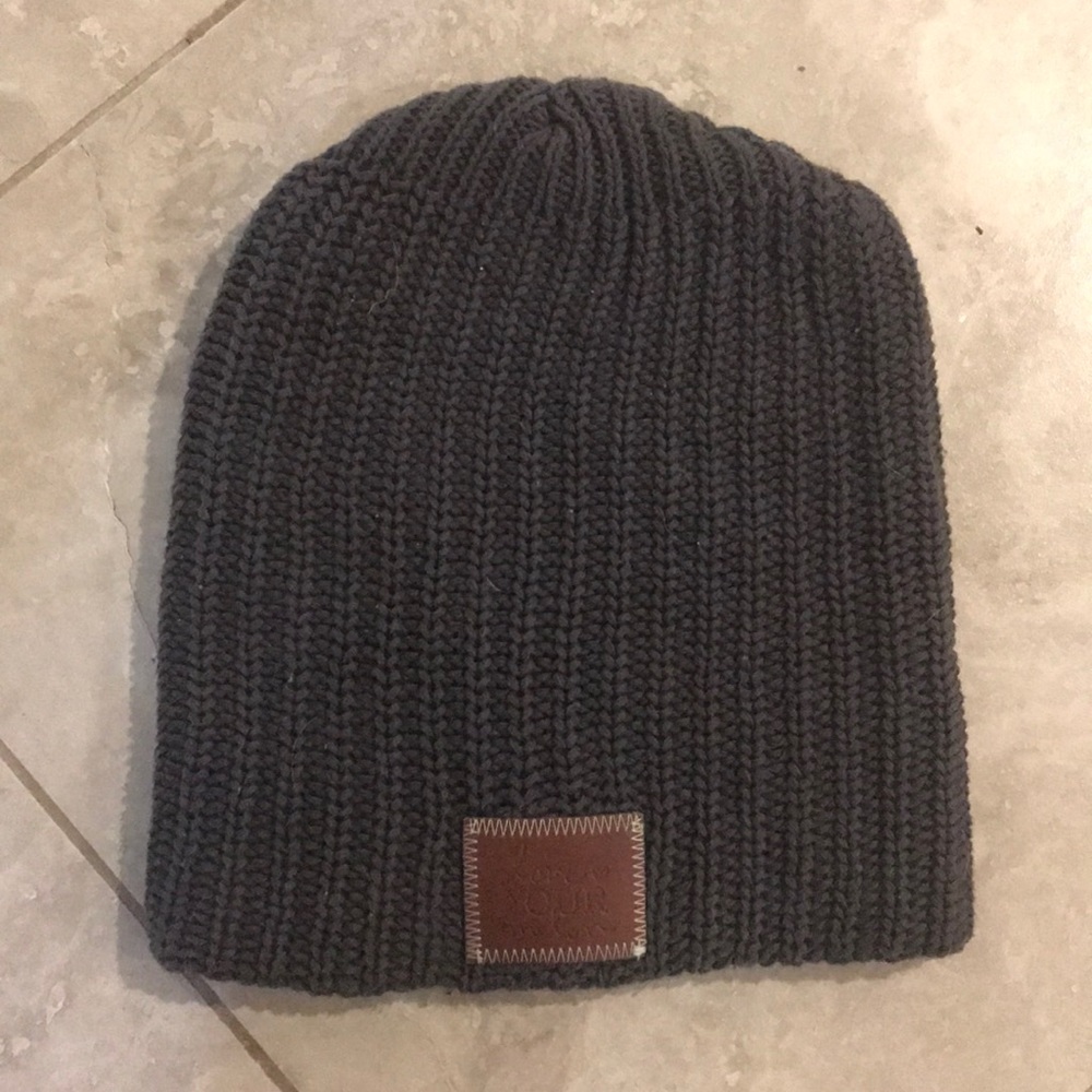 Love Your Melon gray beanie